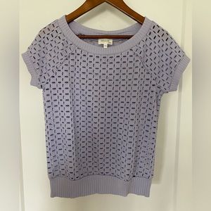 Anthropology Weston petites lavender blouse XXS